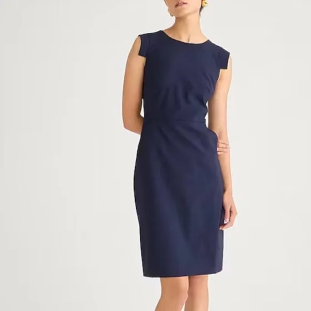J Crew resume dress navy size 2